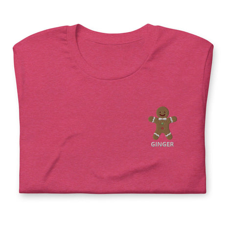 Gingerbread Man (Ginger)-Christmas T-Shirts Embroidery-Swish Embassy