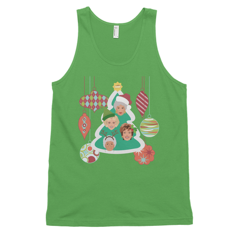 Golden Christmas (Tank Top)-Christmas Tank Tops-Swish Embassy