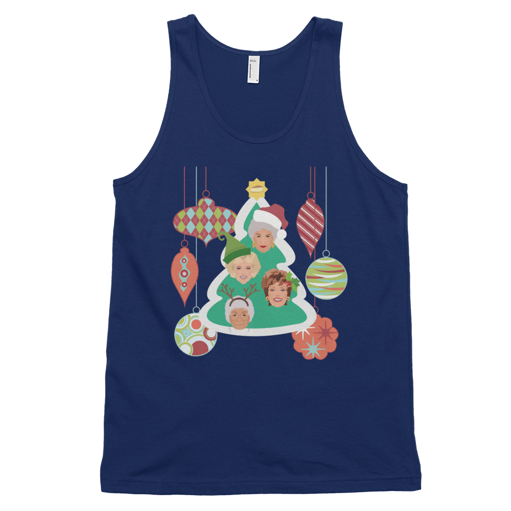 Golden Christmas (Tank Top)-Christmas Tanks-Swish Embassy