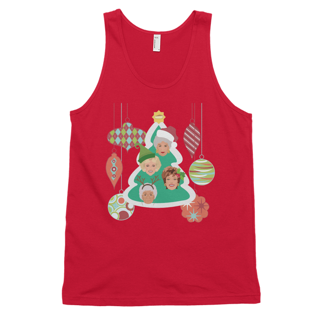 Golden Christmas (Tank Top)-Christmas Tanks-Swish Embassy