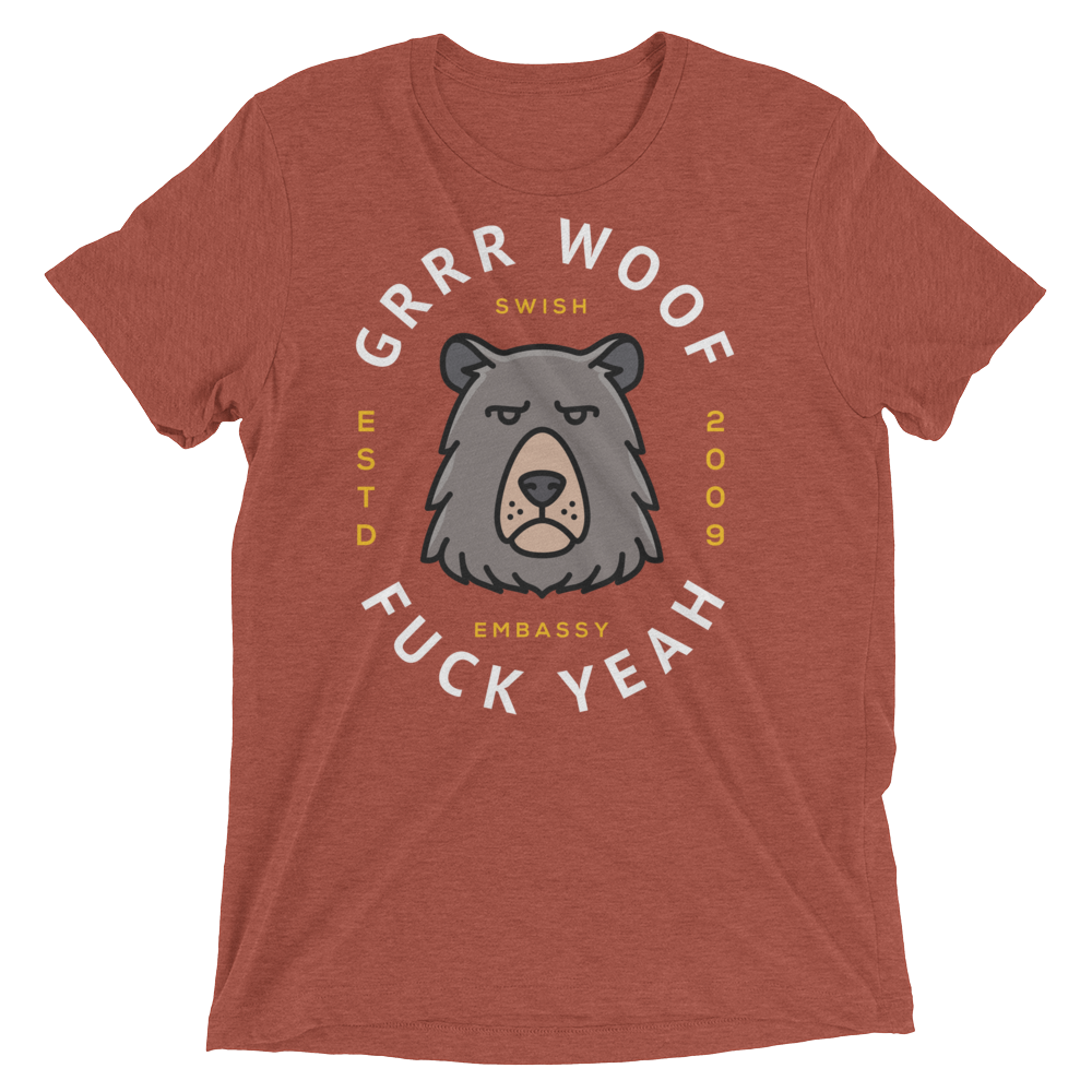 Grrr Woof (Triblend)-Triblend T-Shirt-Swish Embassy