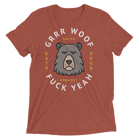 Grrr Woof (Triblend)-Triblend T-Shirt-Swish Embassy