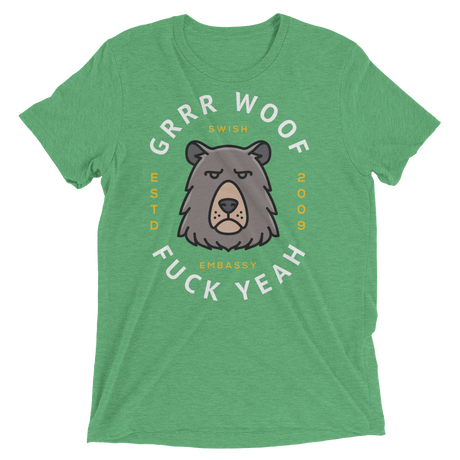 Grrr Woof (Triblend)-Triblend T-Shirt-Swish Embassy