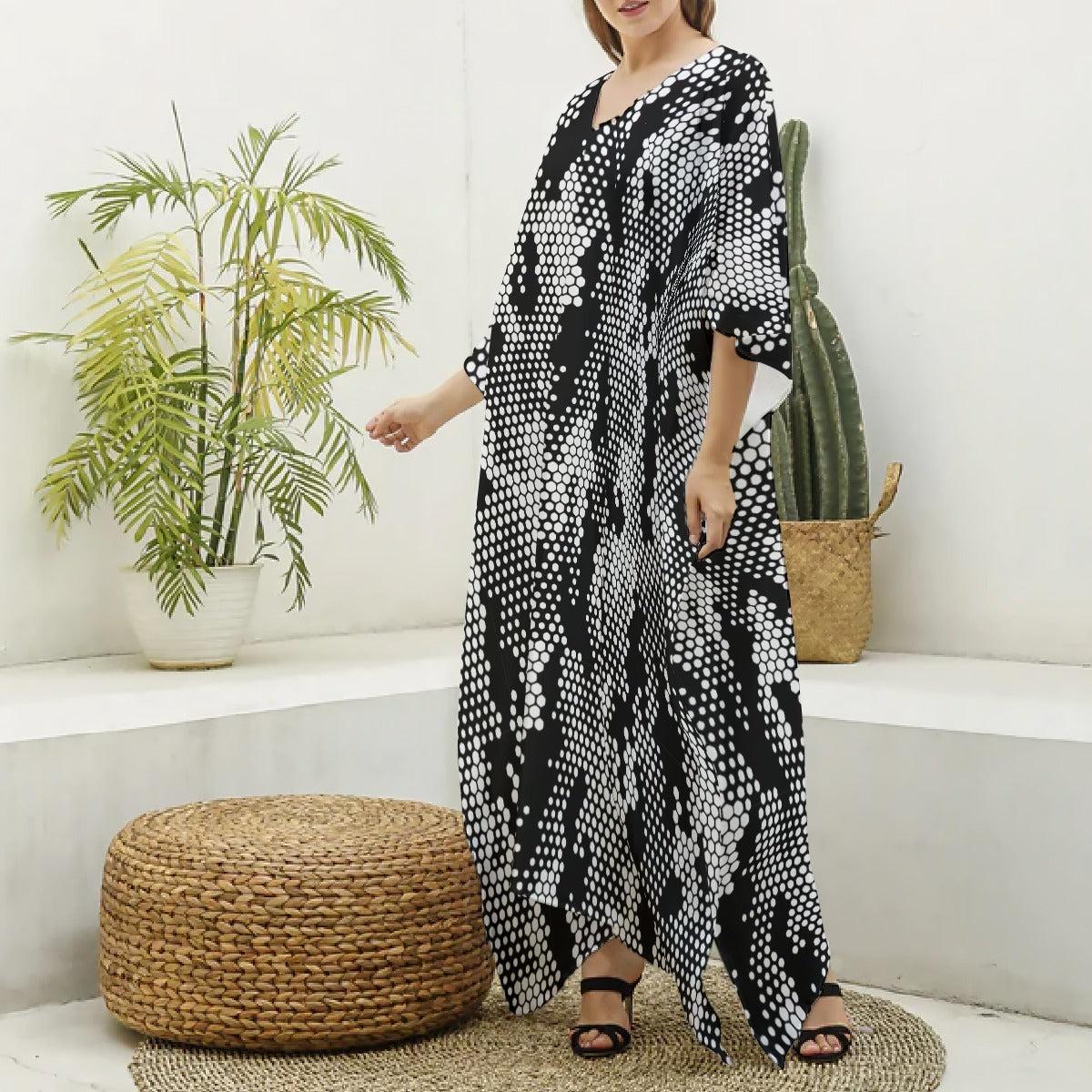 Halftone Camo (Kaftan)-Kaftan-Swish Embassy