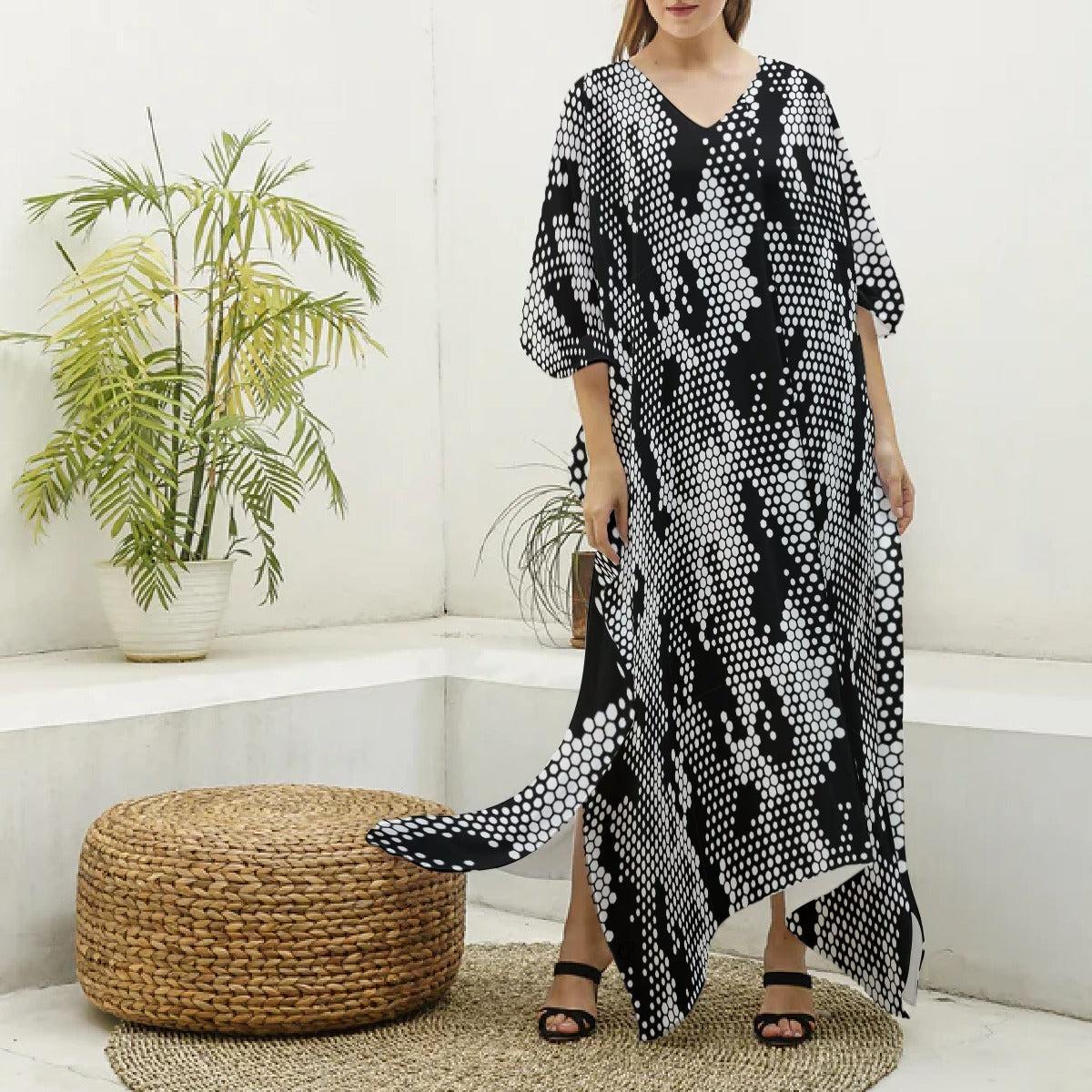 Halftone Camo (Kaftan)-Kaftan-Swish Embassy