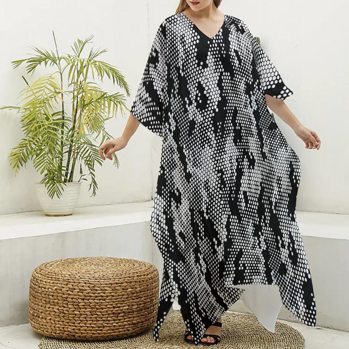 Halftone Camo (Kaftan)-Kaftan-Swish Embassy