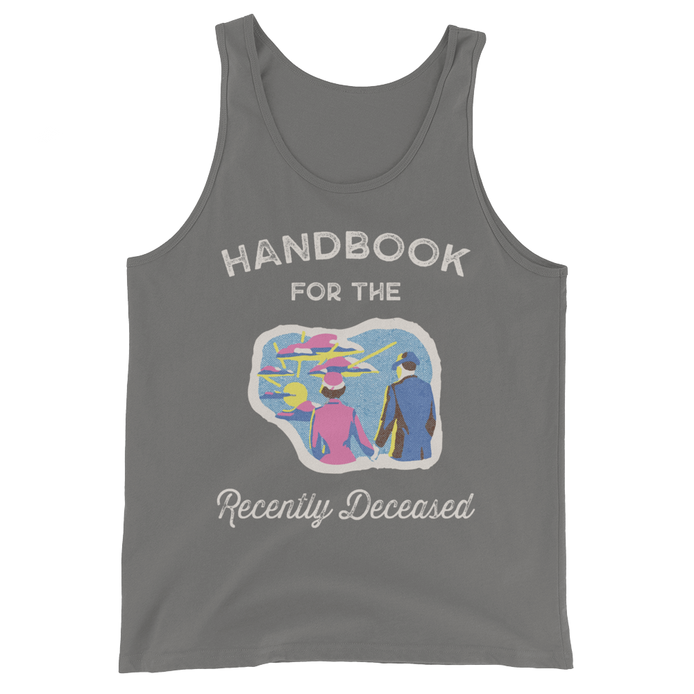 Handbook for the Recently Deceased (Tank Top)-Halloween Tank-Swish Embassy