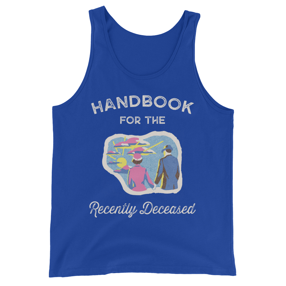 Handbook for the Recently Deceased (Tank Top)-Halloween Tank-Swish Embassy