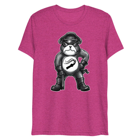 Hanky Bear - Black (Triblend)-Triblend T-Shirt-Swish Embassy