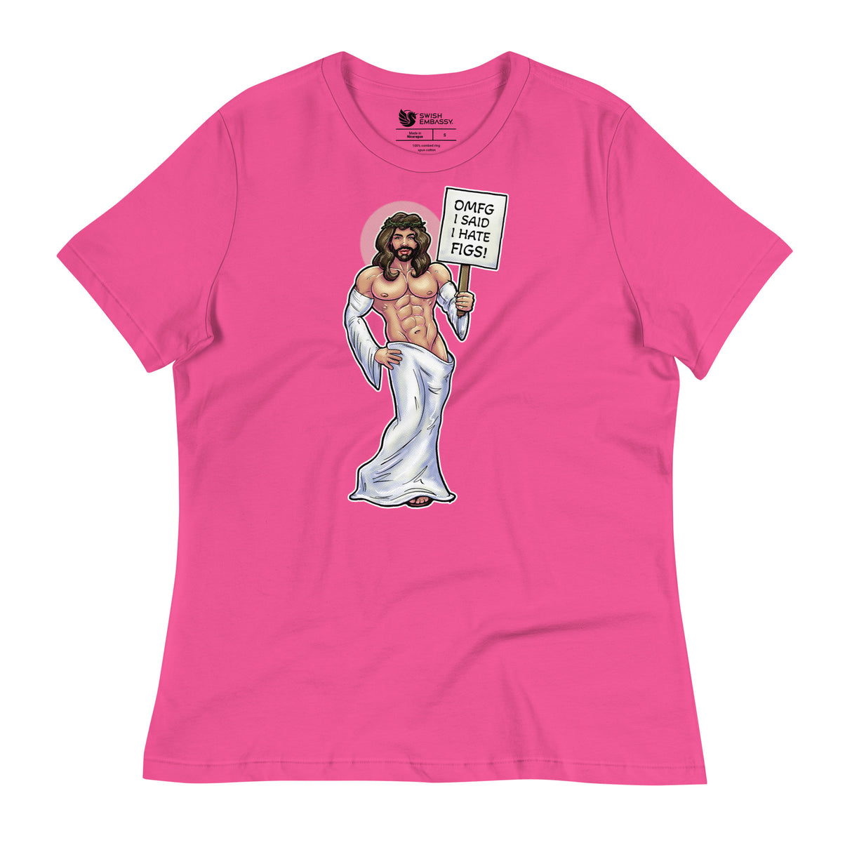 Hates Figs (Women's Relaxed T-Shirt)-Women's T-Shirts-Swish Embassy
