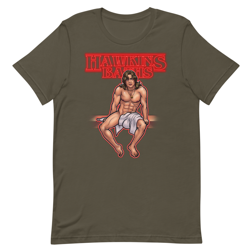 Hawkins Baths-Halloween T-Shirt-Swish Embassy