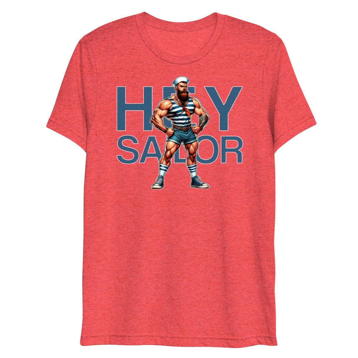 Hey Sailor (Triblend)-Triblend T-Shirt-Swish Embassy