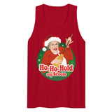 Ho Ho Hold My Broom (Tank top)-Christmas Tank Tops-Swish Embassy