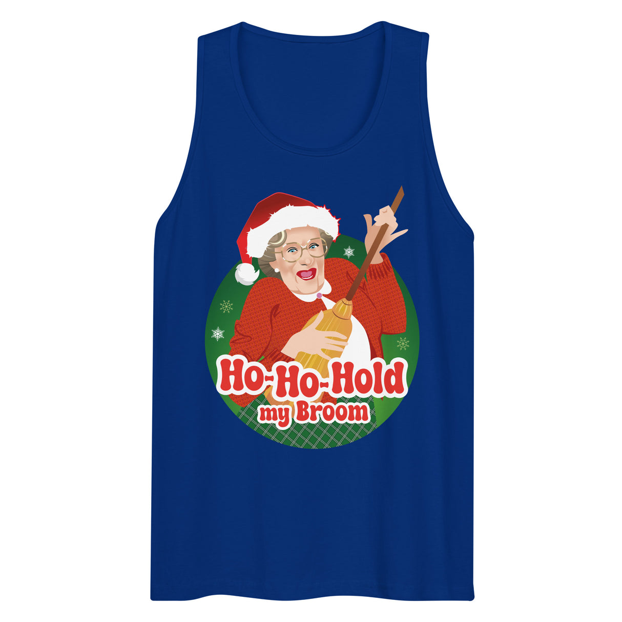 Ho Ho Hold My Broom (Tank top)-Tank Top-Swish Embassy