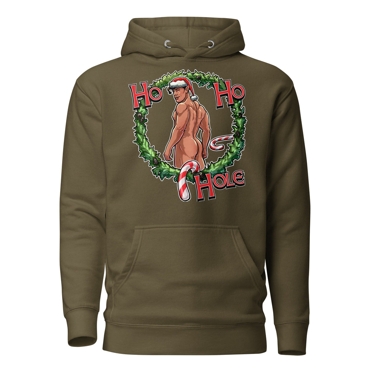 Ho Ho Hole (Hoodie)-Christmas Hoodies-Swish Embassy