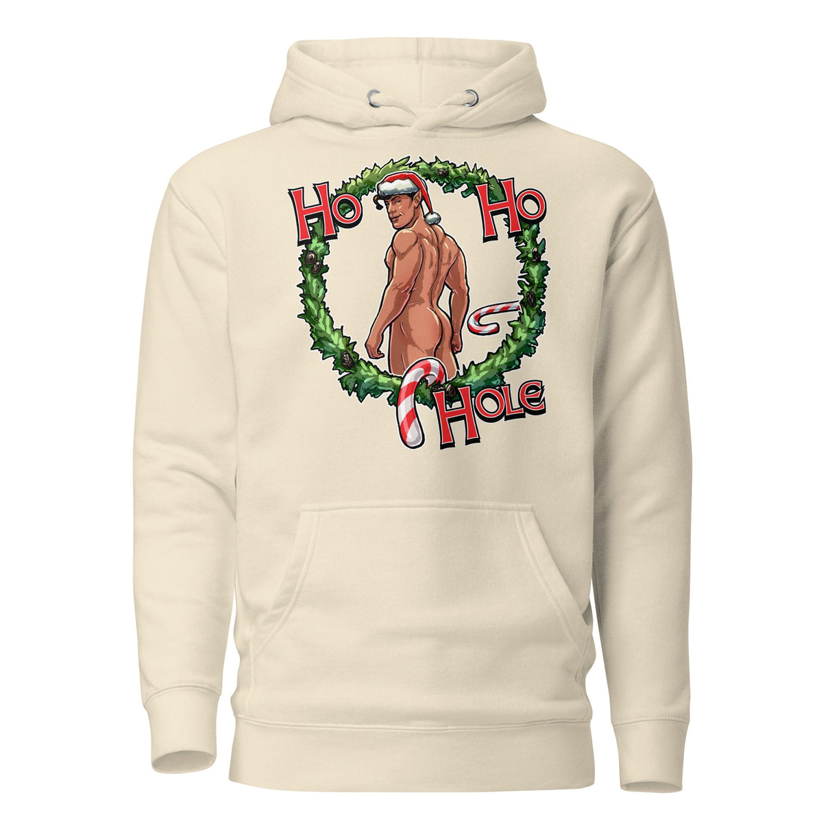 Ho Ho Hole (Hoodie)-Christmas Hoodies-Swish Embassy