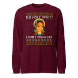 Holy Spirit? I Don't Know Her (Ugly Christmas)-Christmas T-Shirts-Swish Embassy