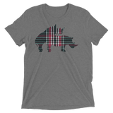 Horny Tartan (Triblend)-Triblend T-Shirt-Swish Embassy