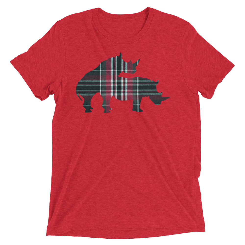 Horny Tartan (Triblend)-Triblend T-Shirt-Swish Embassy