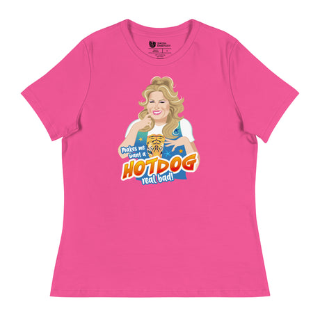 Hot Dog (Women's Relaxed T-Shirt)-Women's T-Shirts-Swish Embassy
