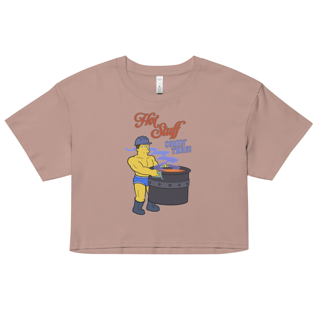Hot Stuff Comin’ Thru (Crop Top)-Crop Top-Swish Embassy