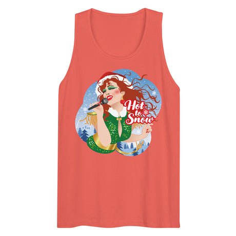 Hot To Snow (Tank top)-Christmas Tank Tops-Swish Embassy
