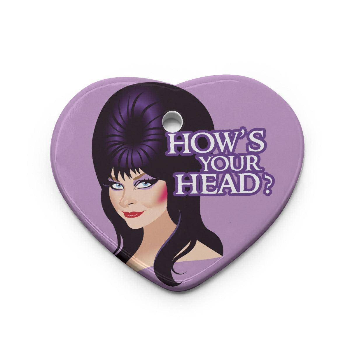 How's Your Head (Ceramic Holiday Keepsake)-Ceramic Holiday Keepsake-Swish Embassy