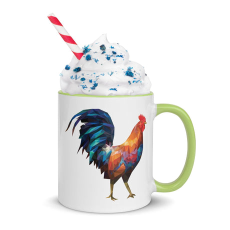 Huge Polygon Rooster (Mug)-Mugs-Swish Embassy