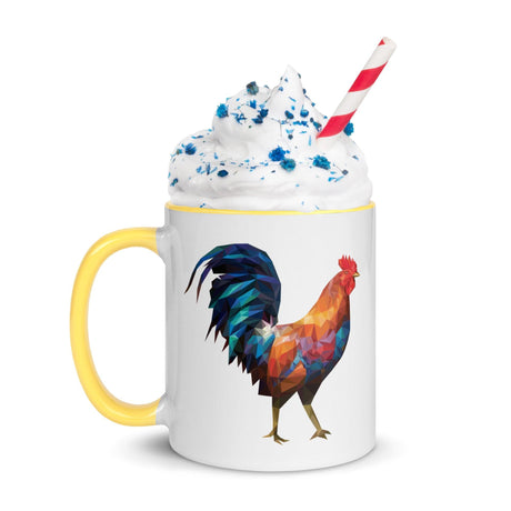 Huge Polygon Rooster (Mug)-Mugs-Swish Embassy