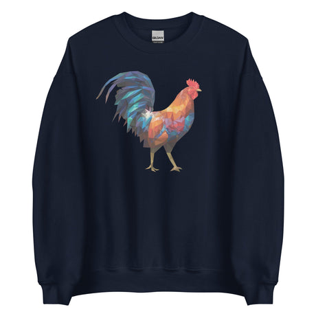 Huge Polygon Rooster (Sweatshirt)-Sweatshirt-Swish Embassy