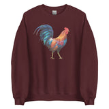 Huge Polygon Rooster (Sweatshirt)-Sweatshirt-Swish Embassy