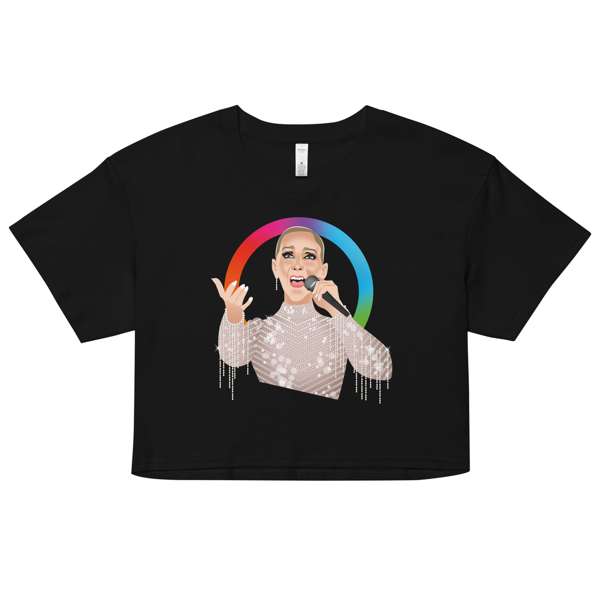 Hymne à l’amour (Crop Top)-Crop Top-Swish Embassy