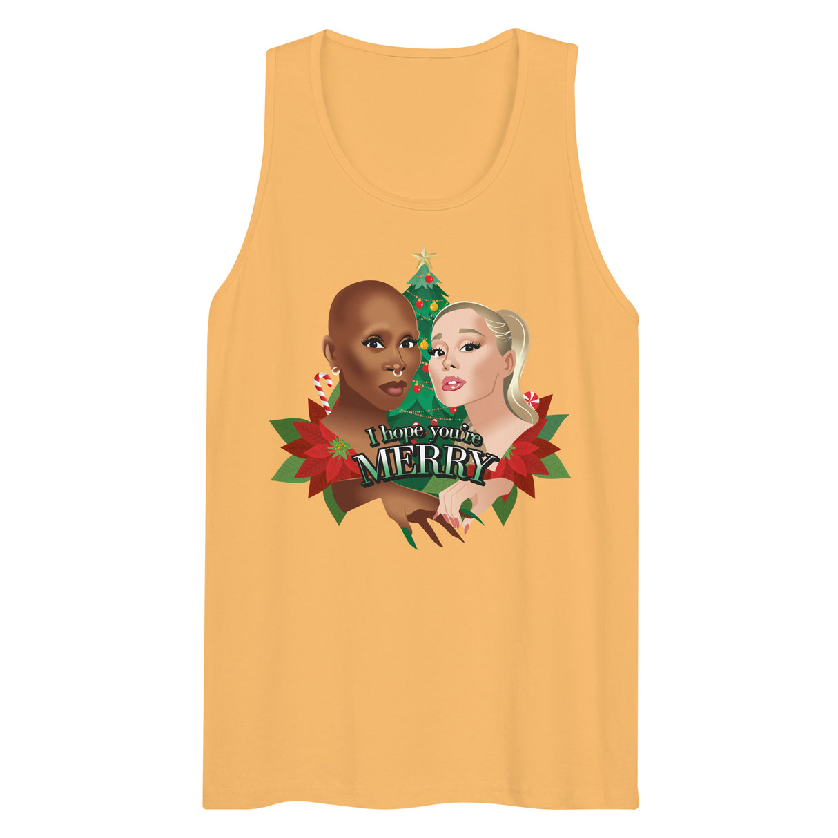 I Hope You're Merry (Tank top)-Tank Top-Swish Embassy