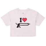 I Love Caulk (Crop Top)-Crop Top-Swish Embassy