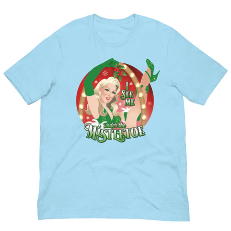 I See Me Under the Mistletoe-T-Shirts-Swish Embassy