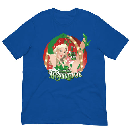 I See Me Under the Mistletoe-T-Shirts-Swish Embassy