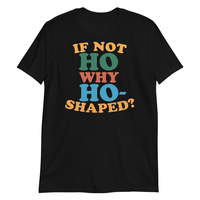 If Not Ho Why Ho-Shaped? (Text Shirt)-Text Shirt-Swish Embassy