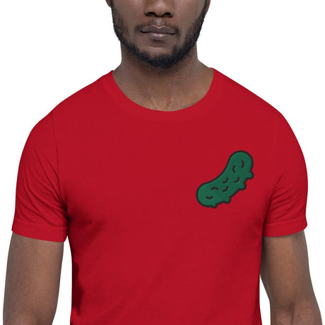 In A Pickle (Embroidered)-Embroidered T-Shirts-Swish Embassy