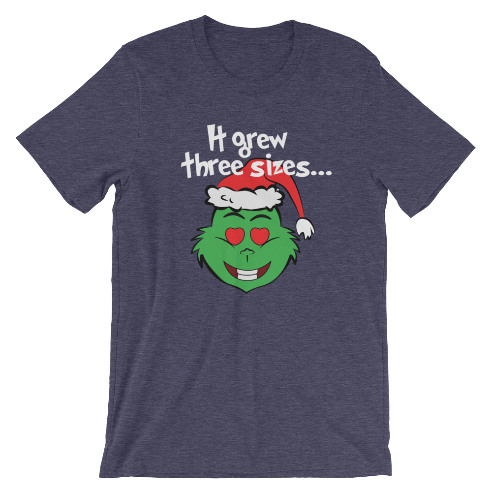 It Grew Three Sizes-Christmas T-Shirts-Swish Embassy