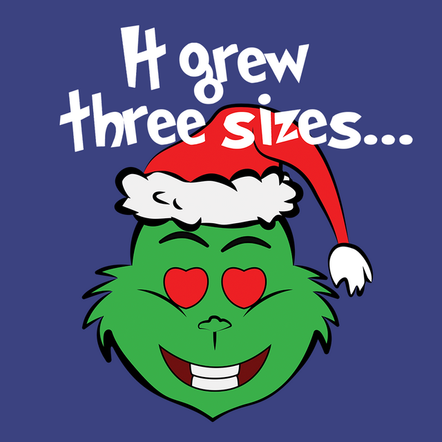 It Grew Three Sizes-Christmas T-Shirts-Swish Embassy