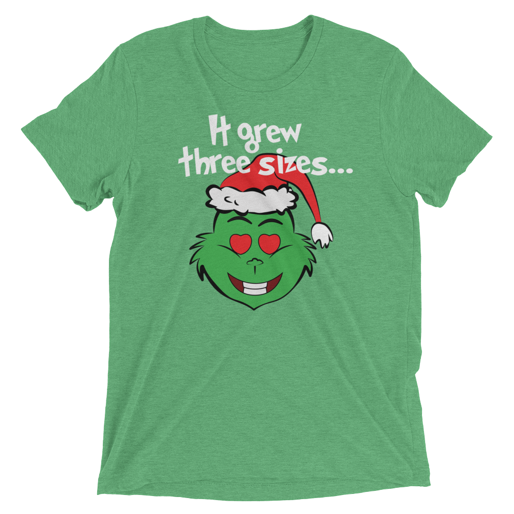 It Grew Three Sizes (Triblend)-Triblend T-Shirt-Swish Embassy