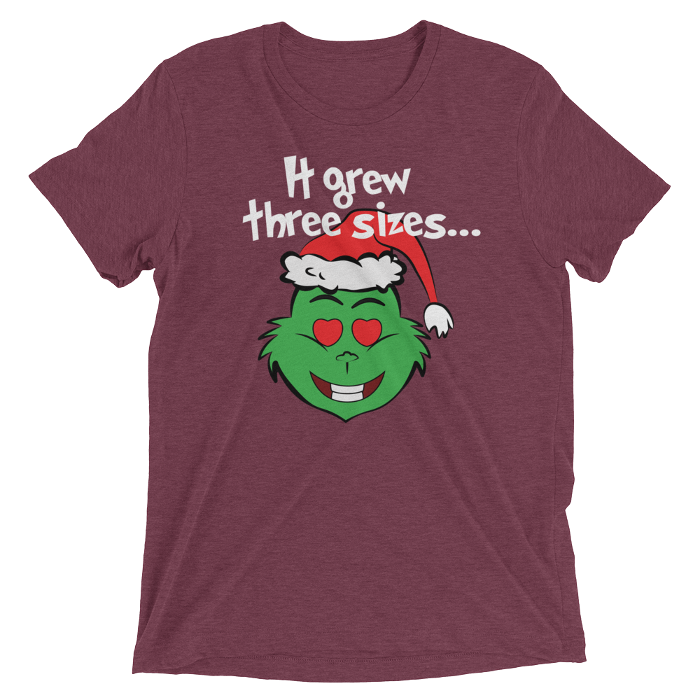 It Grew Three Sizes (Triblend)-Triblend T-Shirt-Swish Embassy