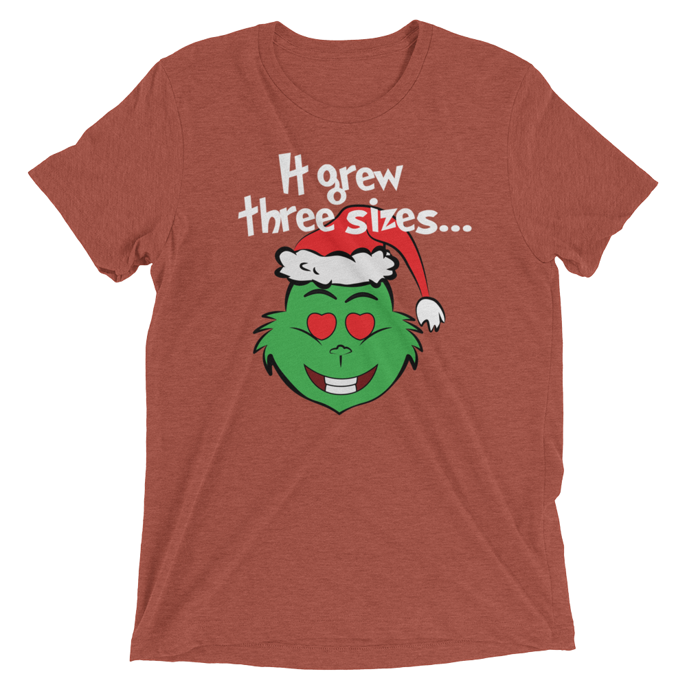 It Grew Three Sizes (Triblend)-Triblend T-Shirt-Swish Embassy