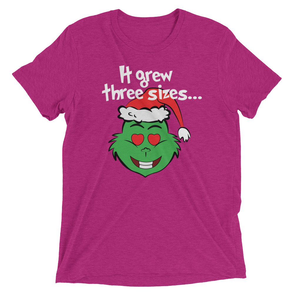 It Grew Three Sizes (Triblend)-Triblend T-Shirt-Swish Embassy