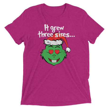 It Grew Three Sizes (Triblend)-Triblend T-Shirt-Swish Embassy