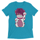 Kitty Girl (Triblend)-Triblend T-Shirt-Swish Embassy