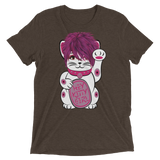 Kitty Girl (Triblend)-Triblend T-Shirt-Swish Embassy