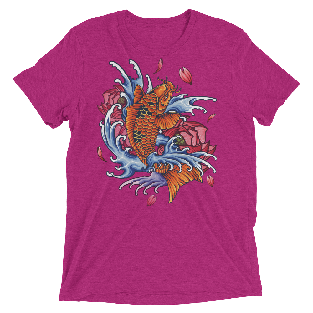 Koi (Triblend)-Triblend T-Shirt-Swish Embassy