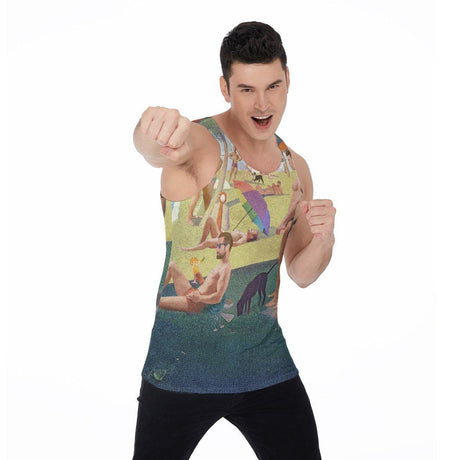 La Grande Jock (Allover Tank Top)-Allover Tank Top-Swish Embassy