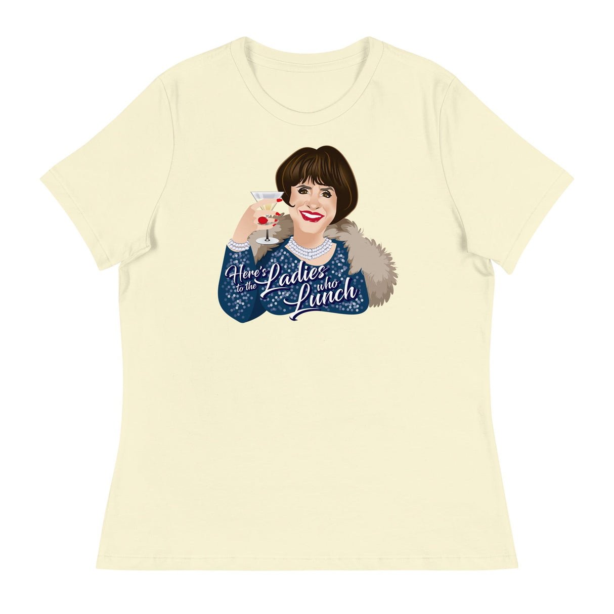 Ladies who Lunch (Women's Relaxed T-Shirt)-Women's T-Shirts-Swish Embassy